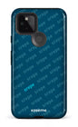 Google Pixel 5 Tough SREPE Pattern Bleu x Turquoise -