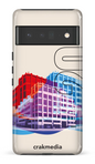 Google Pixel 6 Pro Tough (Gloss) Building Crakmedia -