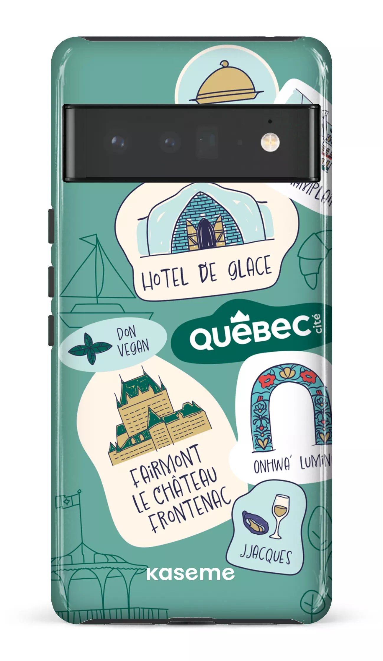 Google Pixel 6 Pro Tough (Gloss) Explorez Québec -