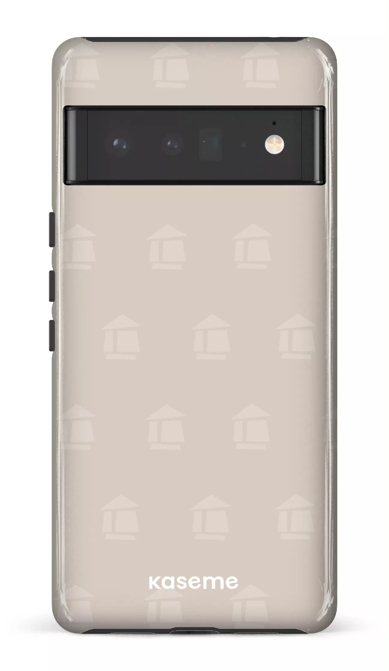 Google Pixel 6 Pro Tough (Gloss) Flordeco motif grège -