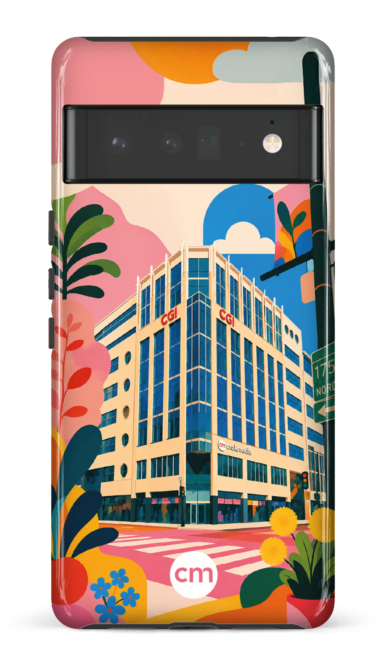 Google Pixel 6 Pro Tough (Gloss) Funky Building Crakmedia -