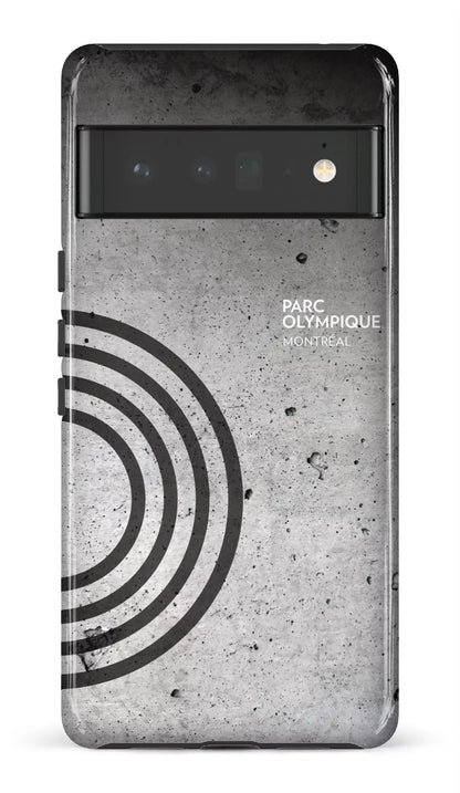 Google Pixel 6 Pro Tough (Gloss) Parc Olympique - Texture Béton -