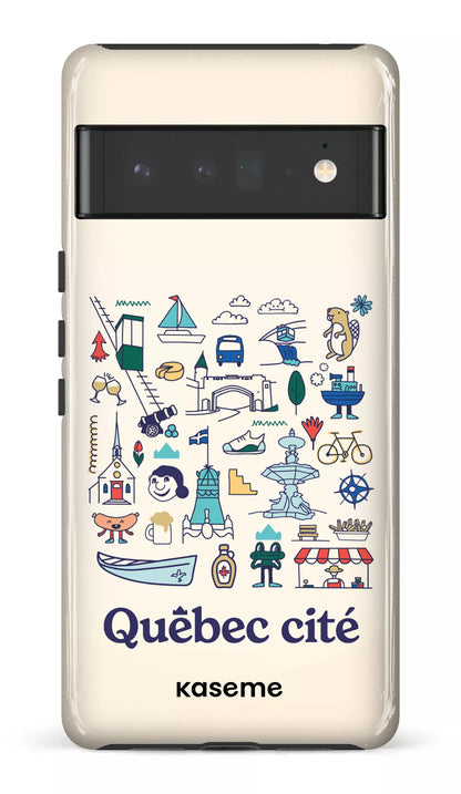 Google Pixel 6 Pro Tough (Gloss) Québec illustré -