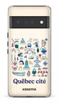 Google Pixel 6 Pro Tough (Gloss) Québec illustré -