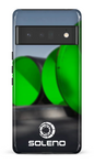 Google Pixel 6 Pro Tough (Gloss) Soleno gros tuyaux vert -