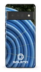 Google Pixel 6 Pro Tough (Gloss) Soleno tuyau bleu -