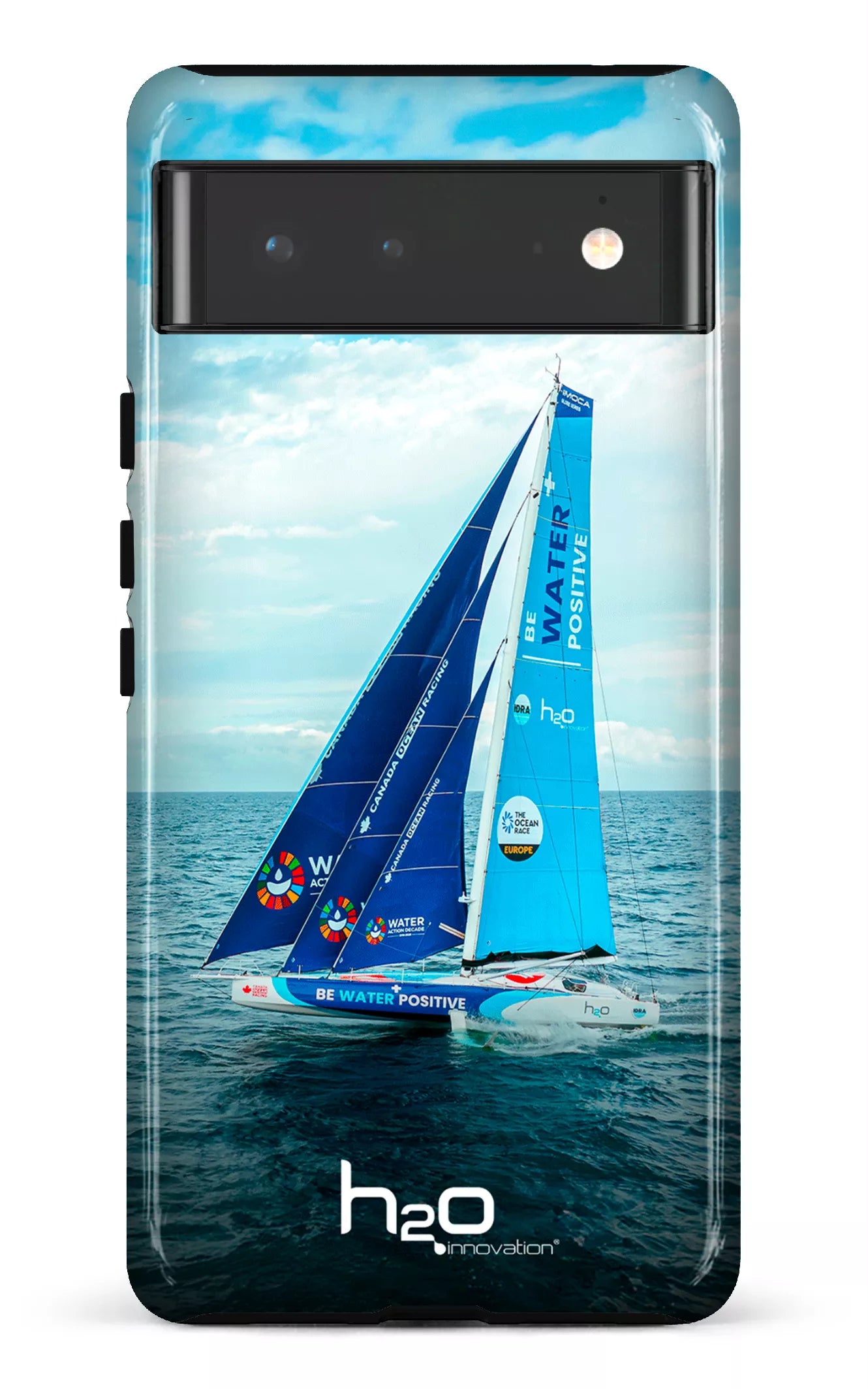 Google Pixel 6 Tough Be water positive by H2O -