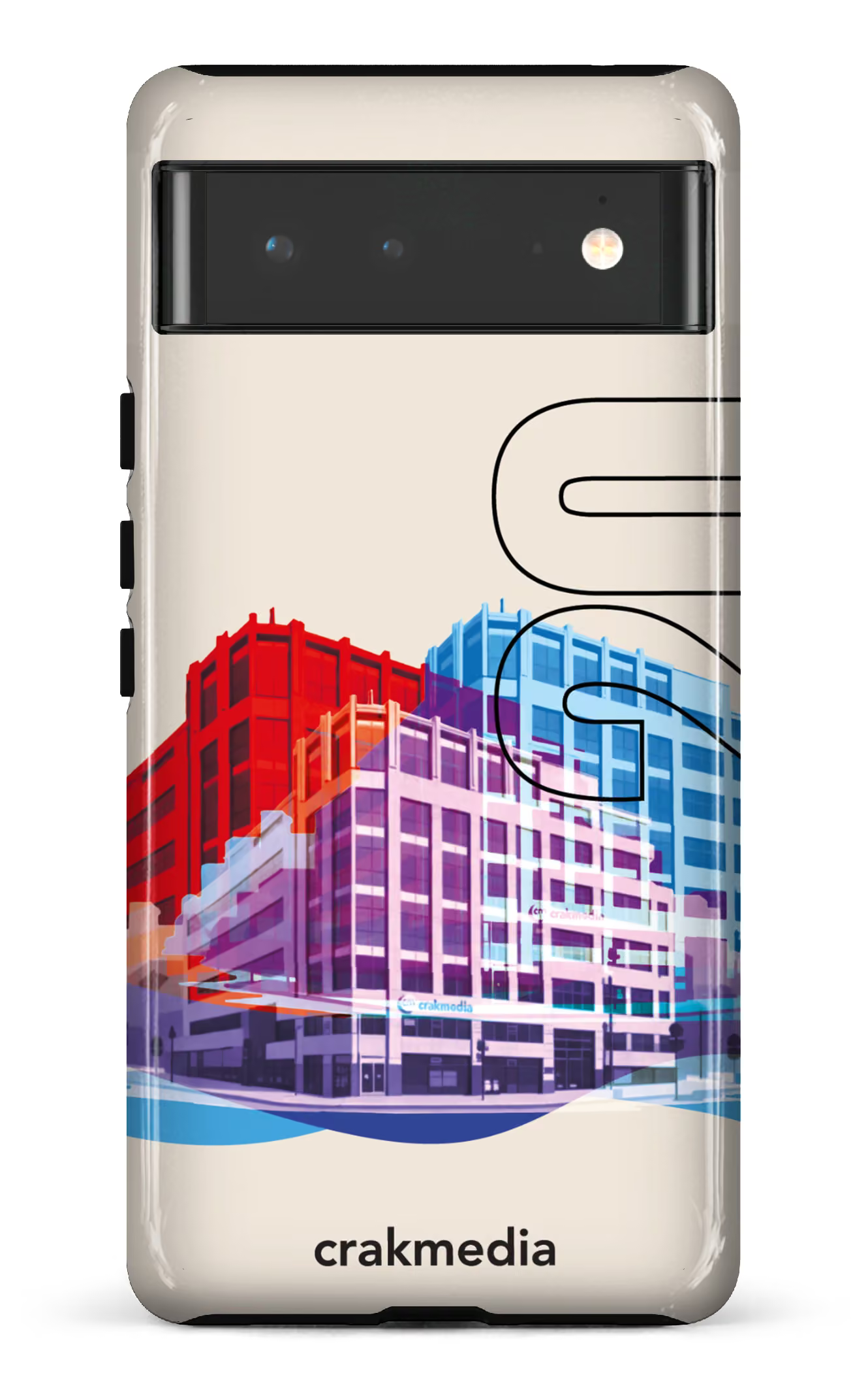 Google Pixel 6 Tough Building Crakmedia -
