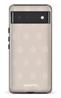 Google Pixel 6 Tough Flordeco motif grège -