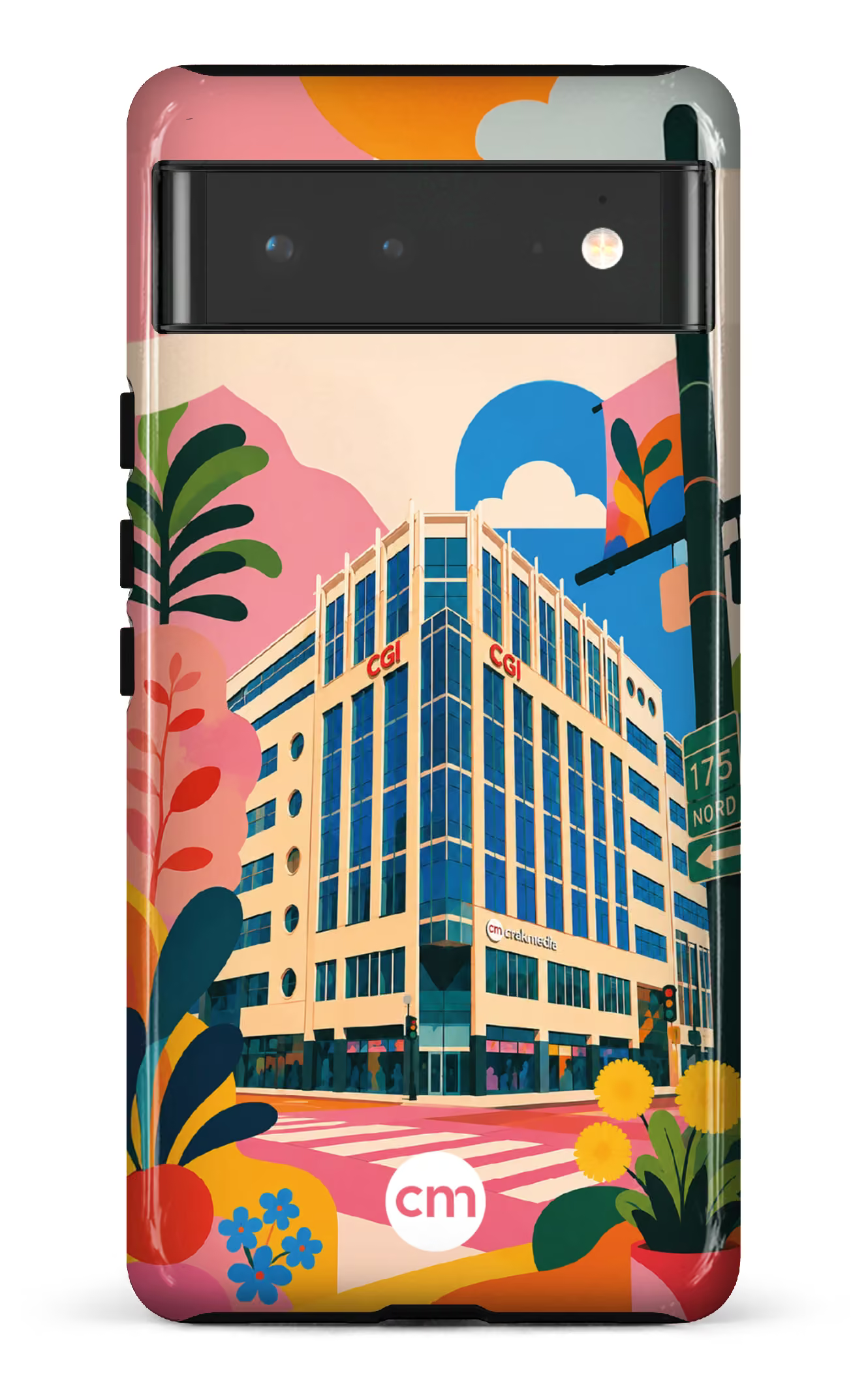 Google Pixel 6 Tough Funky Building Crakmedia -