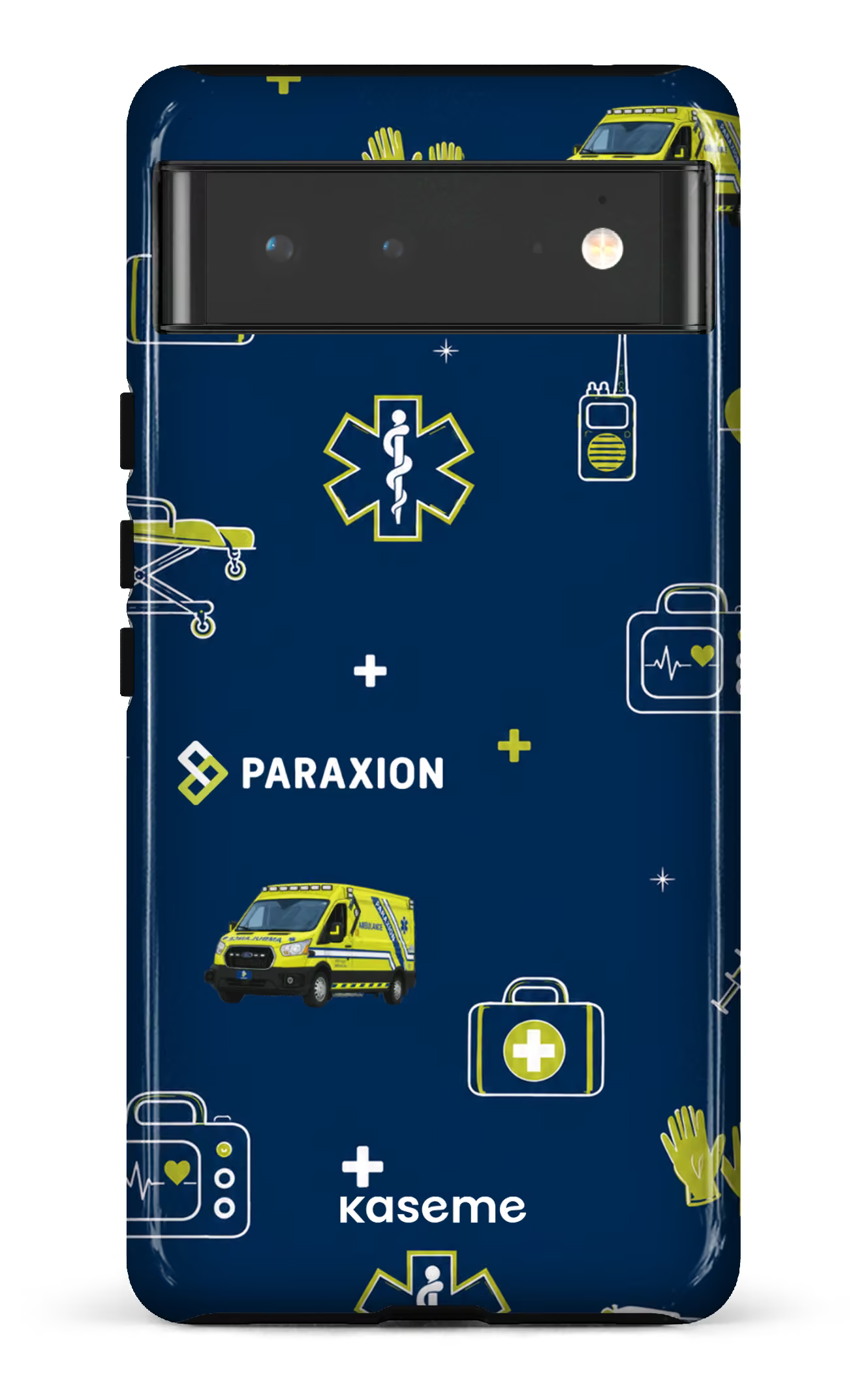 Google Pixel 6 Tough Icônes bleu Paraxion -