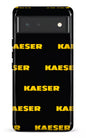 Google Pixel 6 Tough Kaeser Pattern Noir -