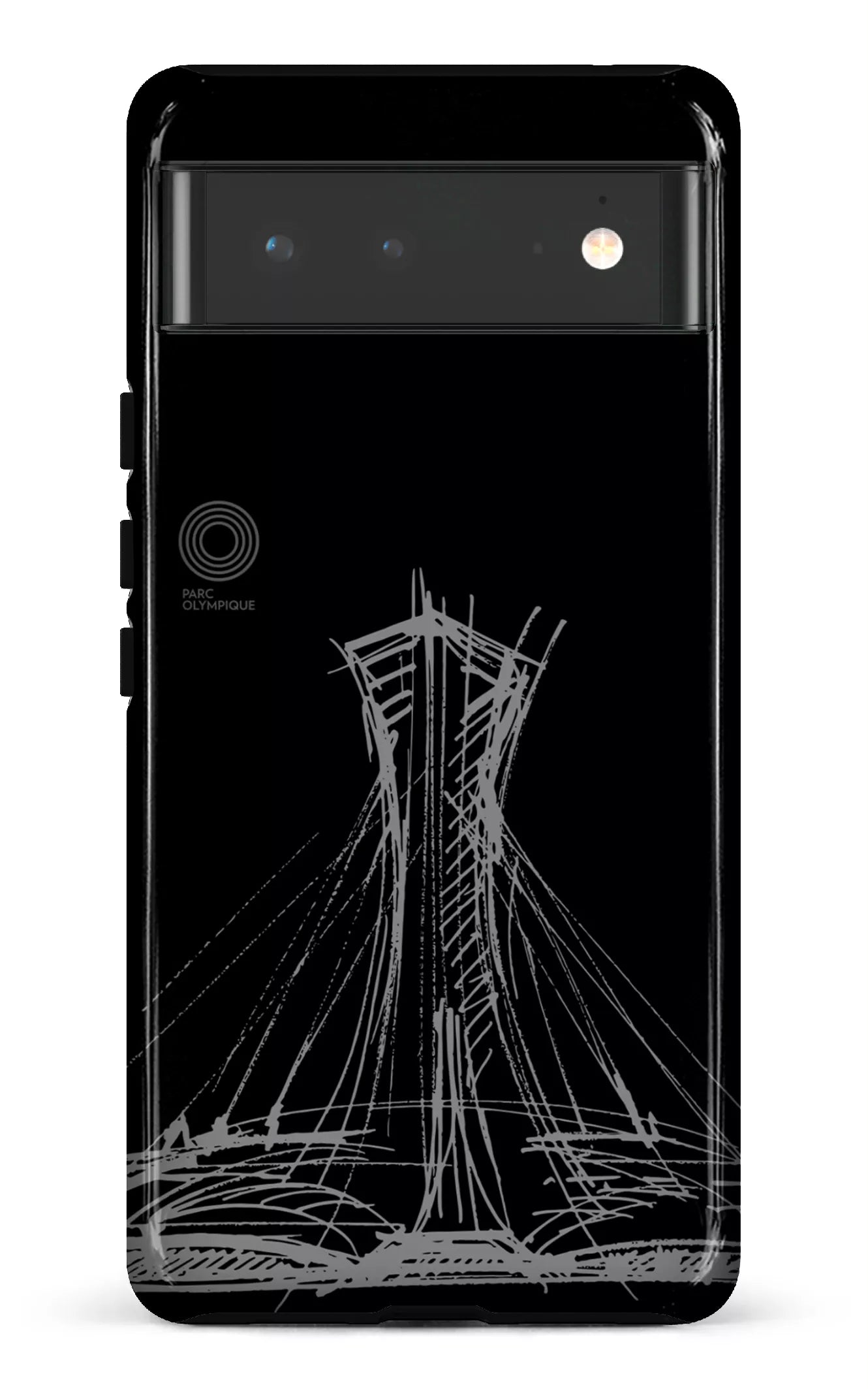 Google Pixel 6 Tough Parc Olympique - Croquis Noir -