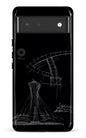 Google Pixel 6 Tough Parc Olympique - Croquis Plan Noir -