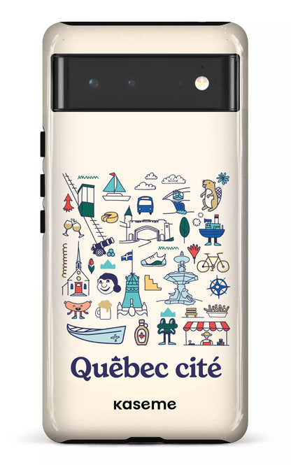 Google Pixel 6 Tough Québec illustré -