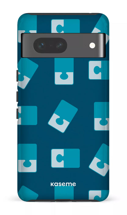Google Pixel 7 Tough Gloss Casse-tête Bleu -