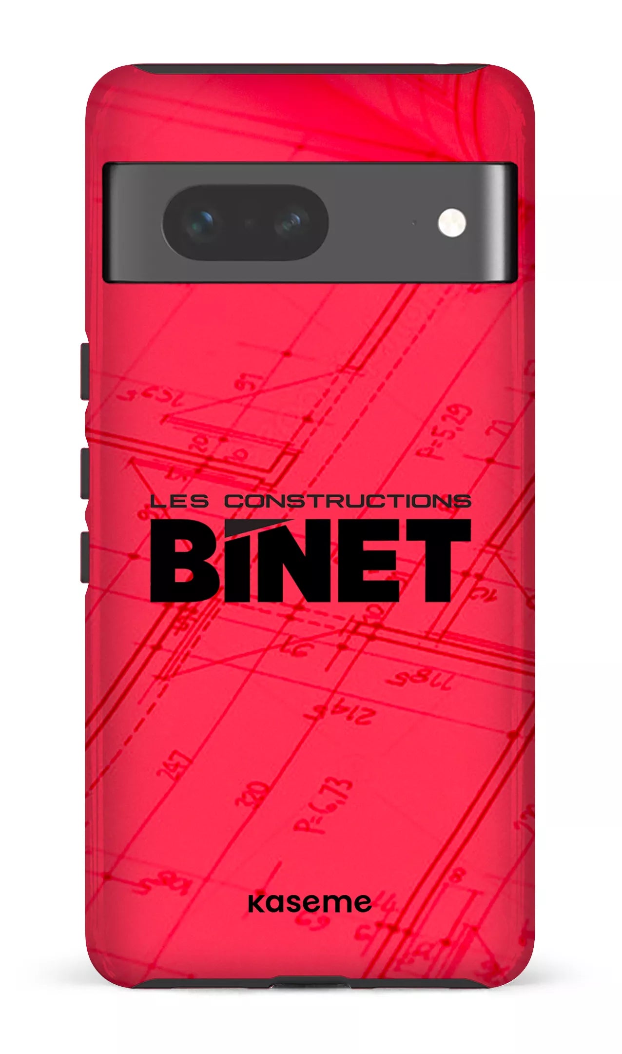 Google Pixel 7 Tough Gloss Constructions Binet Rouge -