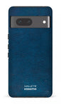 Google Pixel 7 Tough Gloss Cuir Bleu x Mallette -