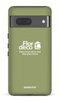 Google Pixel 7 Tough Gloss Flordeco logo Sauge -
