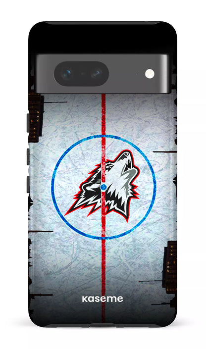 Google Pixel 7 Tough Gloss Les Huskies Patinoire -