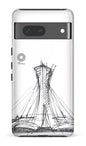 Google Pixel 7 Tough Gloss Parc Olympique - Croquis Blanc -
