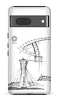 Google Pixel 7 Tough Gloss Parc Olympique - Croquis Plan Blanc -