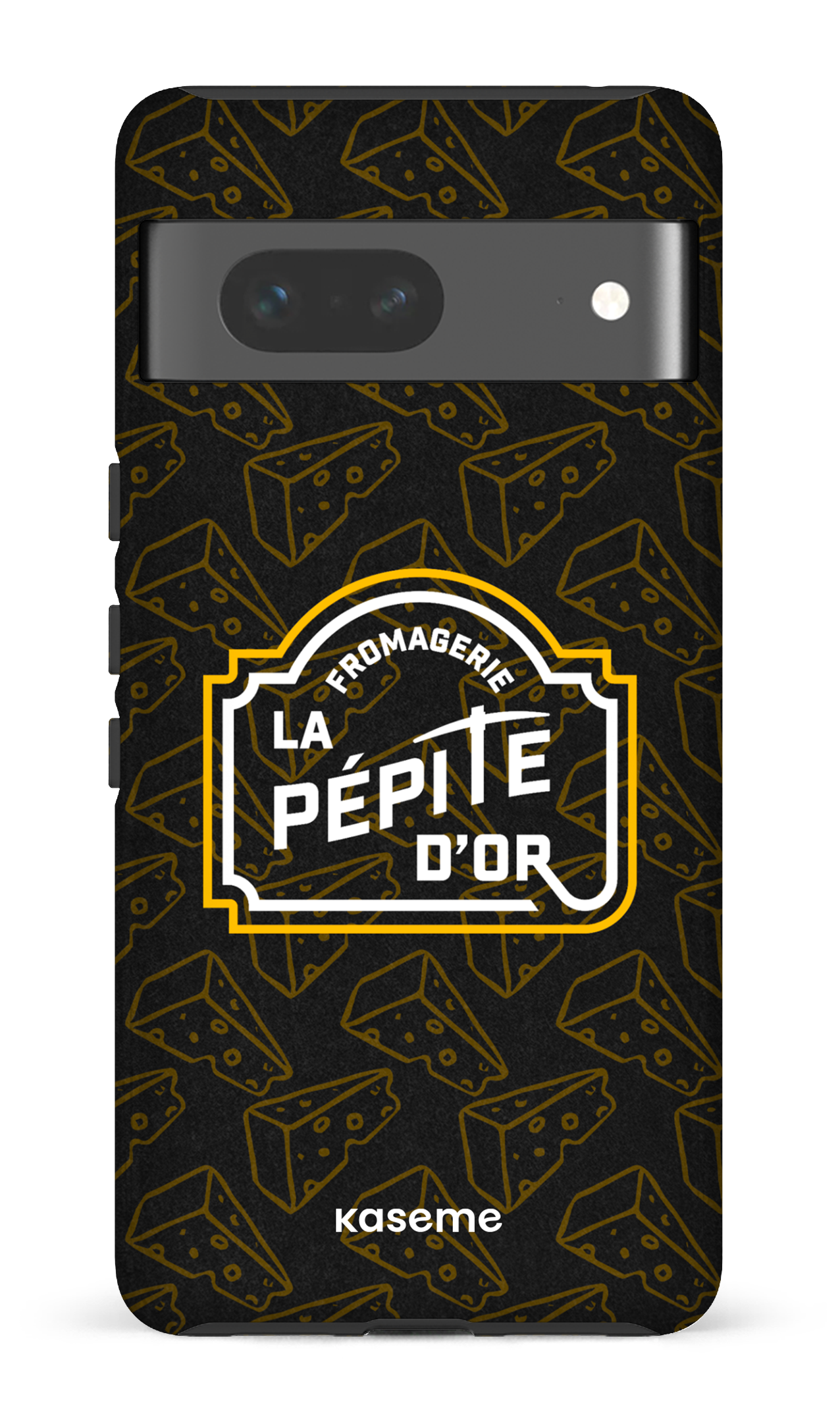 Google Pixel 7 Tough Gloss Pépite x Fromages Noir -