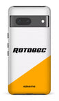 Google Pixel 7 Tough Gloss Rotobec Blanc et Jaune -