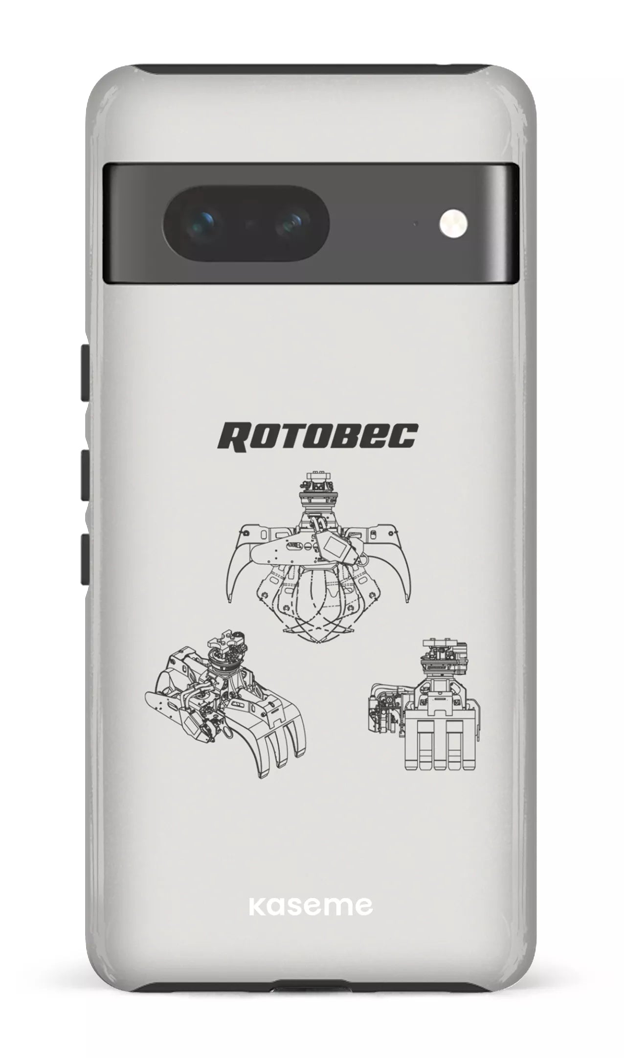 Google Pixel 7 Tough Gloss Rotobec Gris -