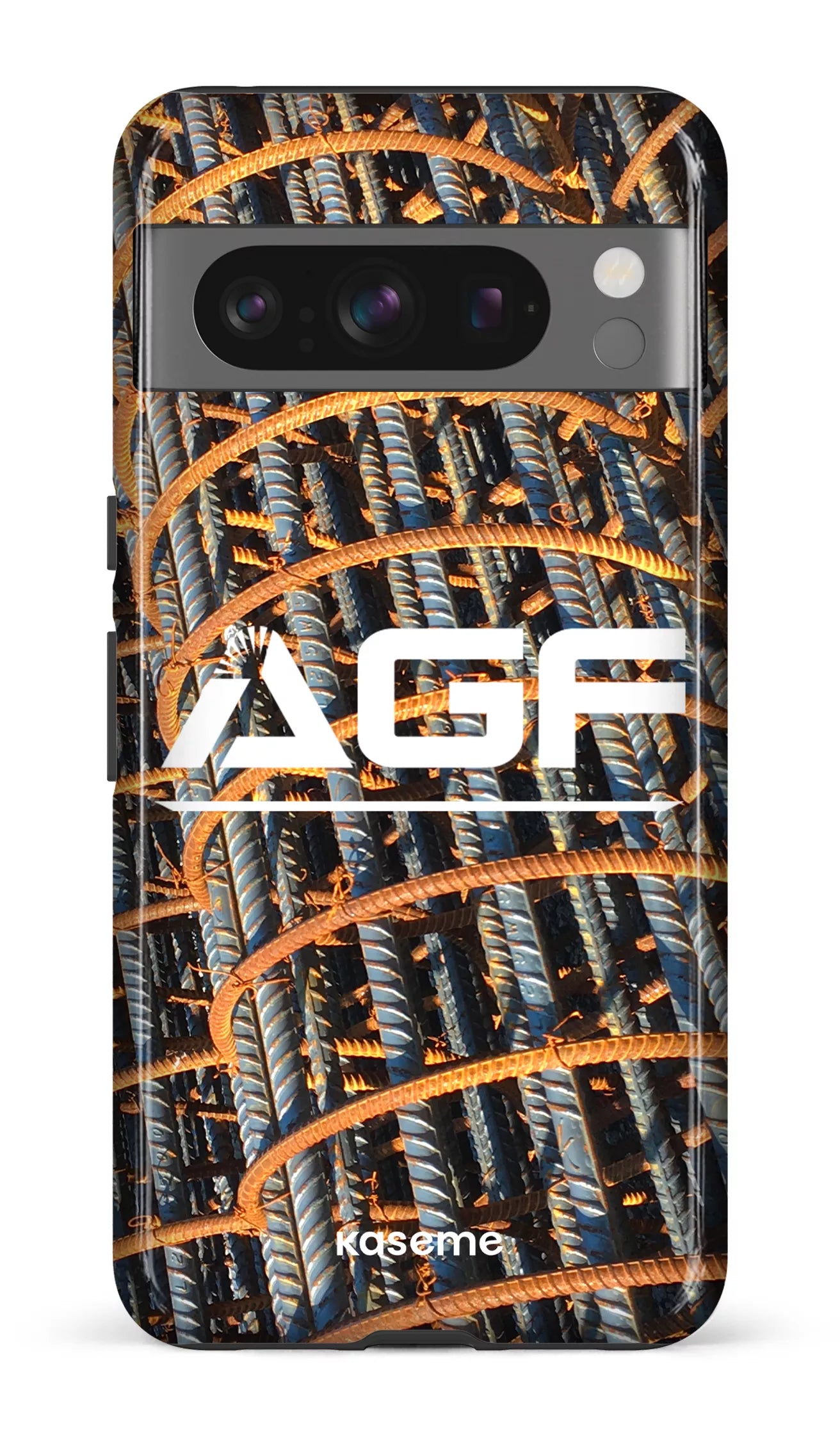 Google Pixel 8 Pro Tough Gloss AGF Acier -