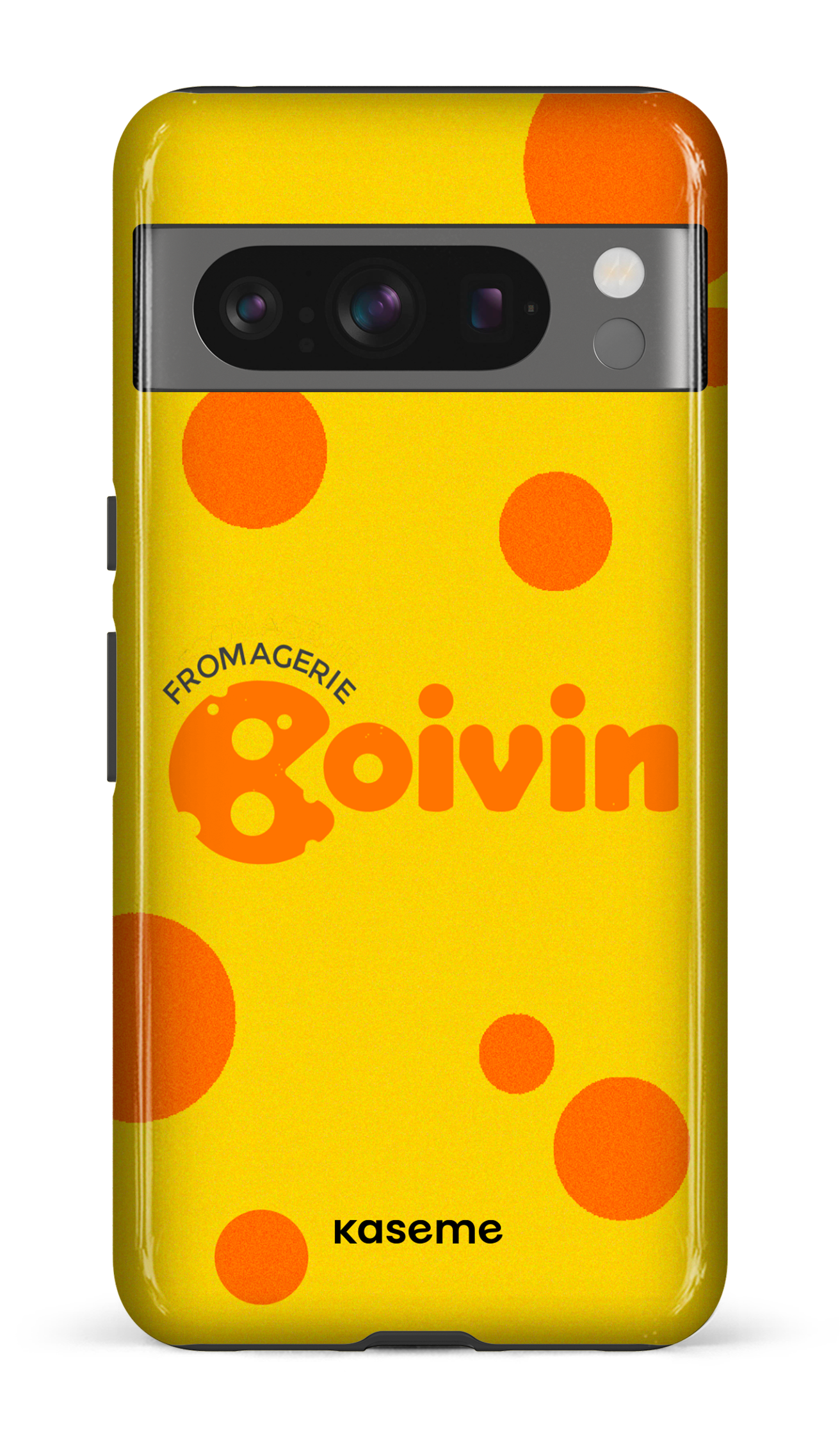 Google Pixel 8 Pro Tough Gloss Boivin Jaune x Ronds -