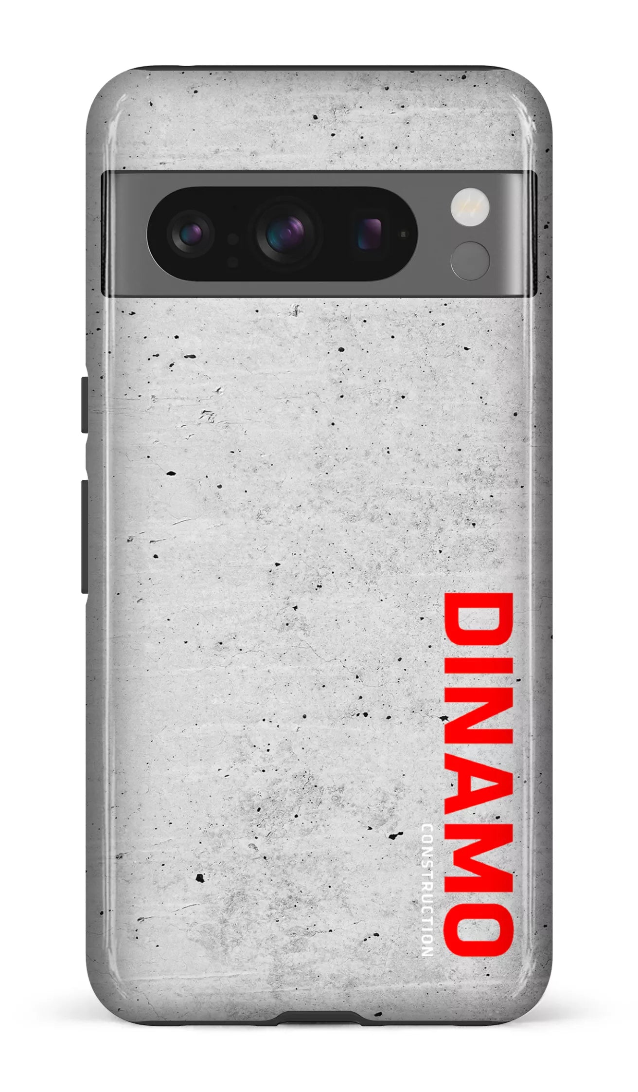 Google Pixel 8 Pro Tough Gloss Dinamo Gris x Logo Rouge -