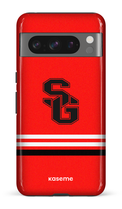 Google Pixel 8 Pro Tough Gloss Dragons PSG Rouge -