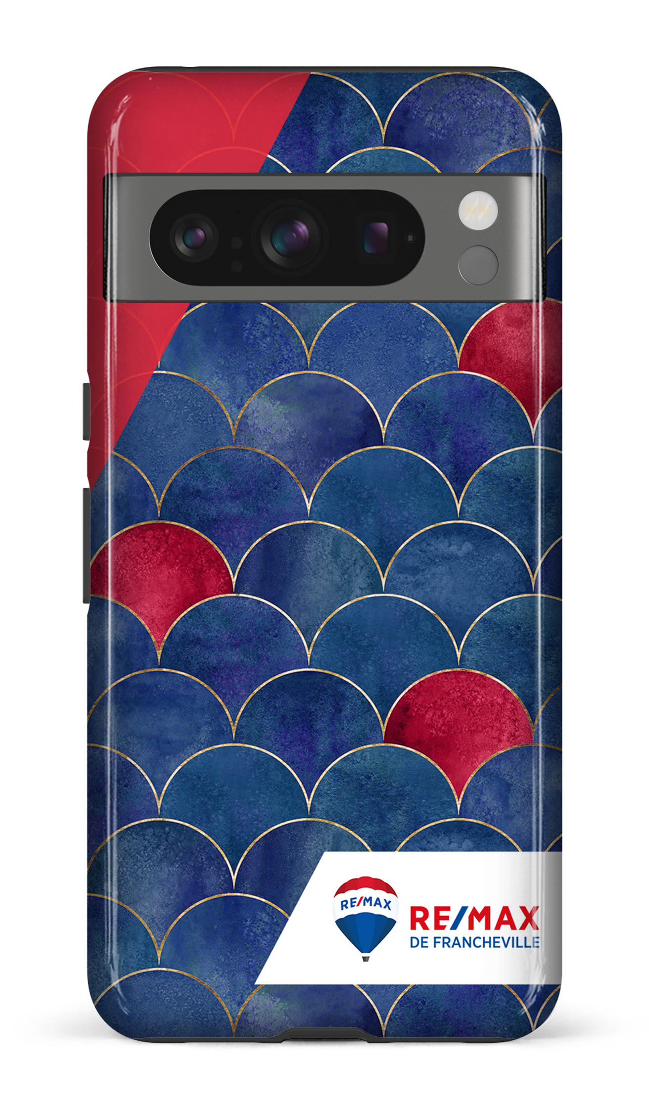 Google Pixel 8 Pro Tough Gloss Écailles bicolores de Francheville -