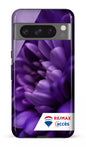 Google Pixel 8 Pro Tough Gloss Fleur gros plan -