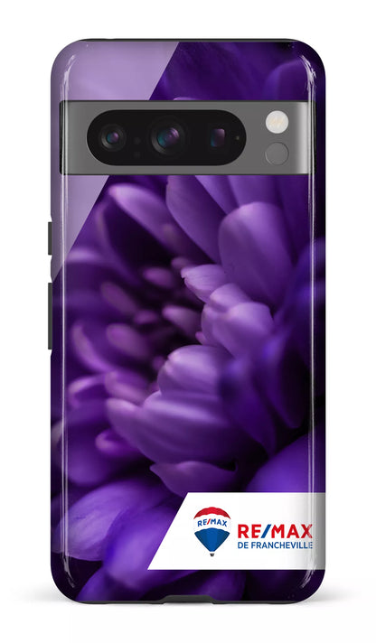 Google Pixel 8 Pro Tough Gloss Fleur gros plan de Francheville -