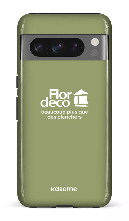 Google Pixel 8 Pro Tough Gloss Flordeco logo Sauge -