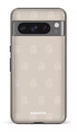 Google Pixel 8 Pro Tough Gloss Flordeco motif grège -