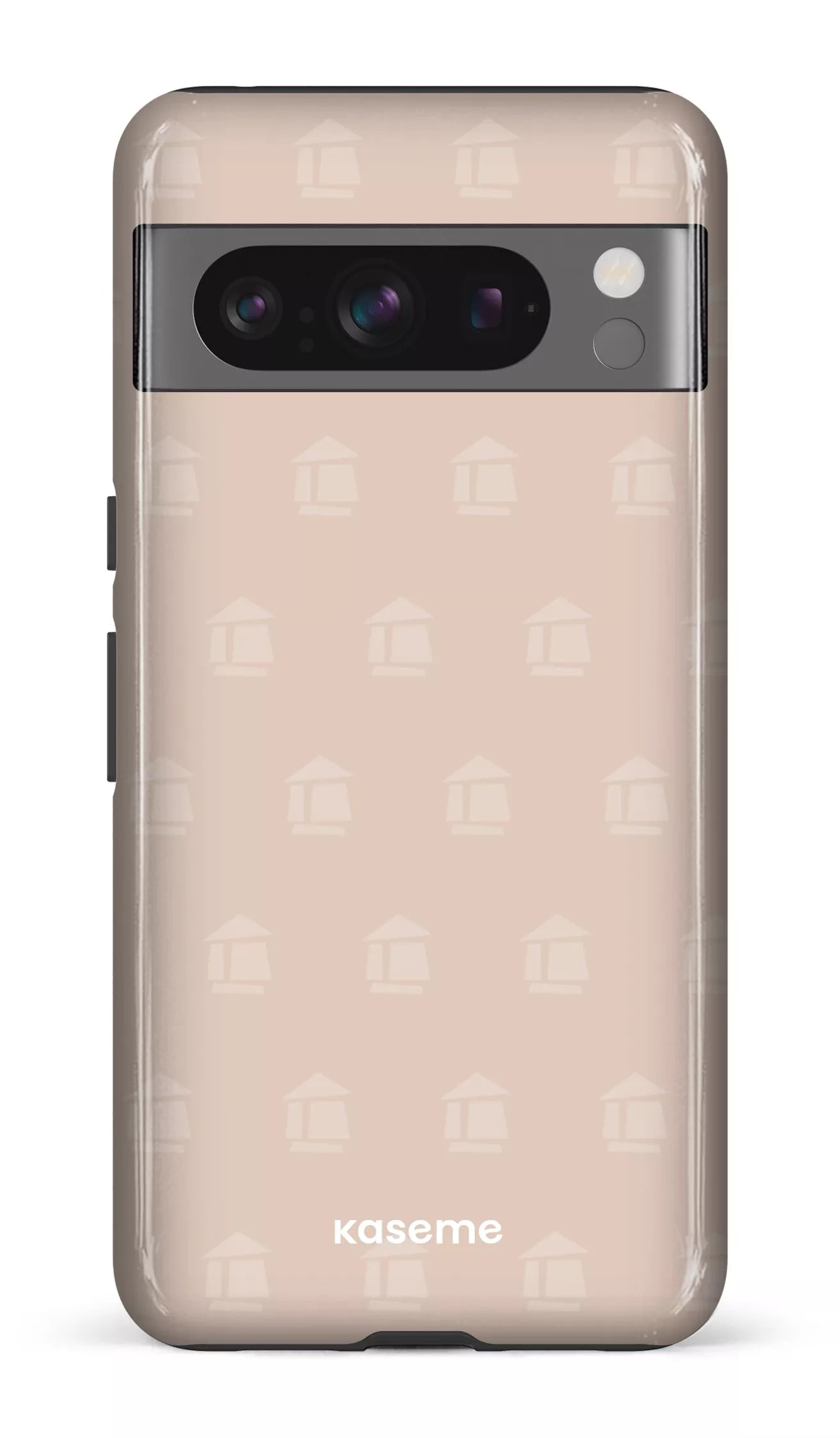 Google Pixel 8 Pro Tough Gloss Flordeco motif grège -