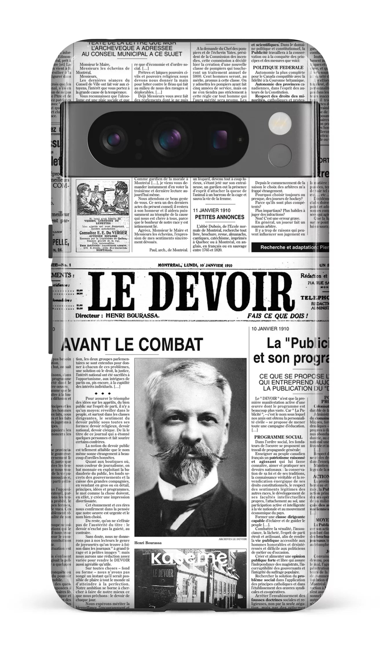 Google Pixel 8 Pro Tough Gloss Le Devoir — Premier édito -