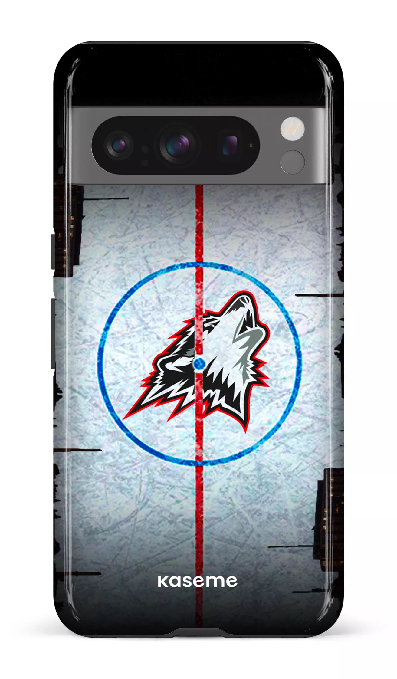 Google Pixel 8 Pro Tough Gloss Les Huskies Patinoire -