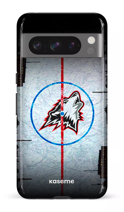 Google Pixel 8 Pro Tough Gloss Les Huskies Patinoire -