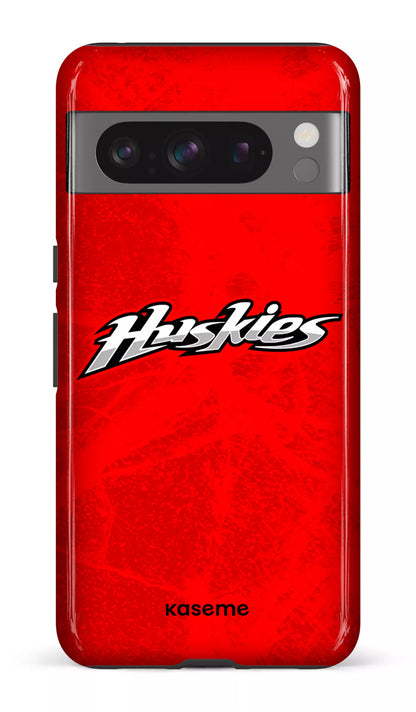 Google Pixel 8 Pro Tough Gloss Les Huskies Rouge -
