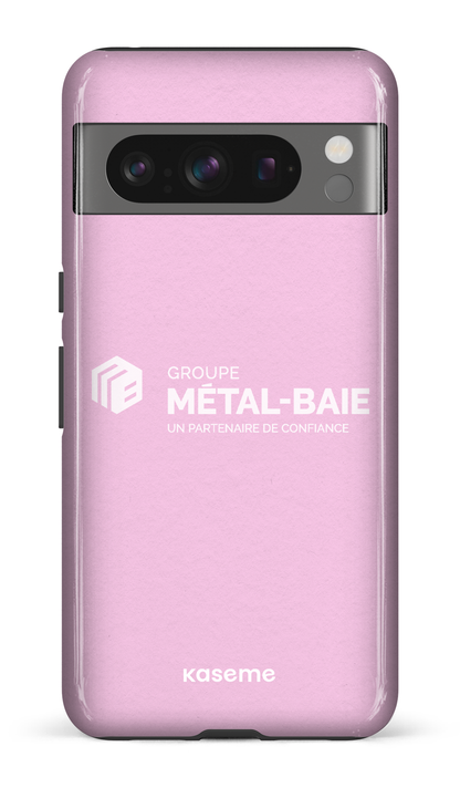 Google Pixel 8 Pro Tough Gloss Métal-Baie Rose -