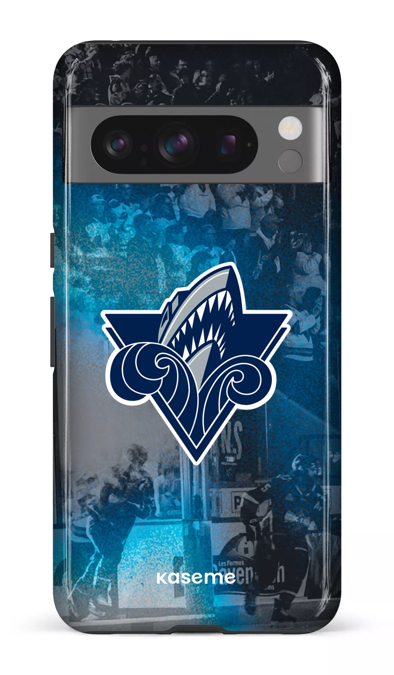 Google Pixel 8 Pro Tough Gloss Océanic Logo & Foule -