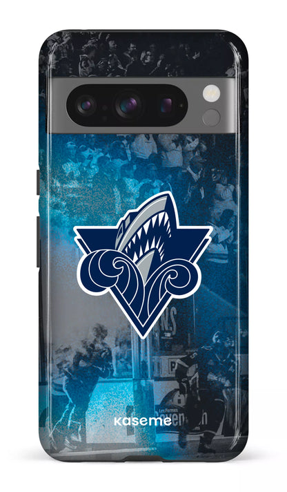 Google Pixel 8 Pro Tough Gloss Océanic Logo & Foule -