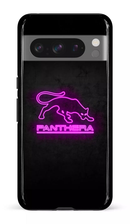 Google Pixel 8 Pro Tough Gloss Panthera Logo Neon -