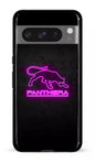 Google Pixel 8 Pro Tough Gloss Panthera Logo Neon -
