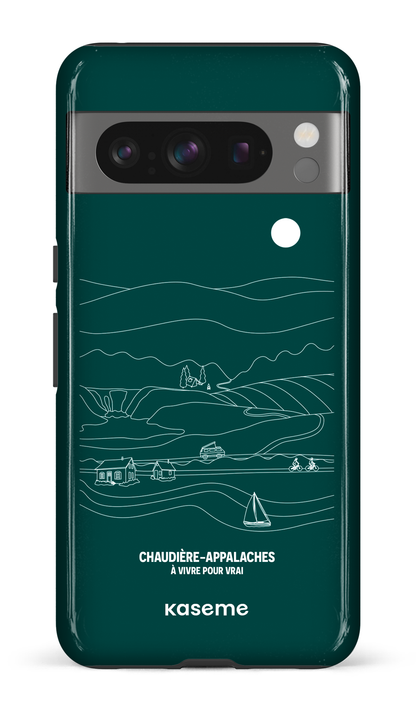 Google Pixel 8 Pro Tough Gloss Paysage Line Art par TCA -