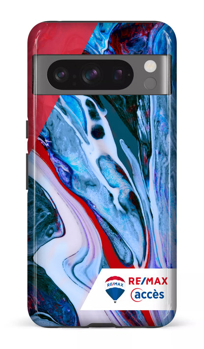 Google Pixel 8 Pro Tough Gloss Peinture marbrée claire -